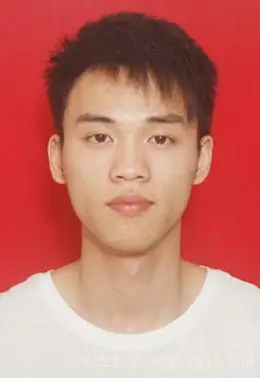 高中毕业时的一寸照