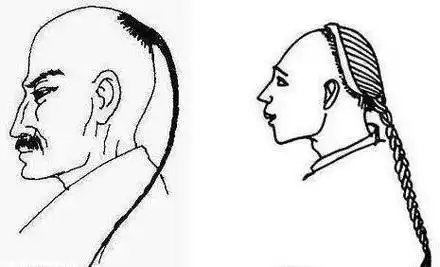 清宫戏里都是骗人的,清朝发式不仅仅是阴阳头,而是这些样子_头发_百姓