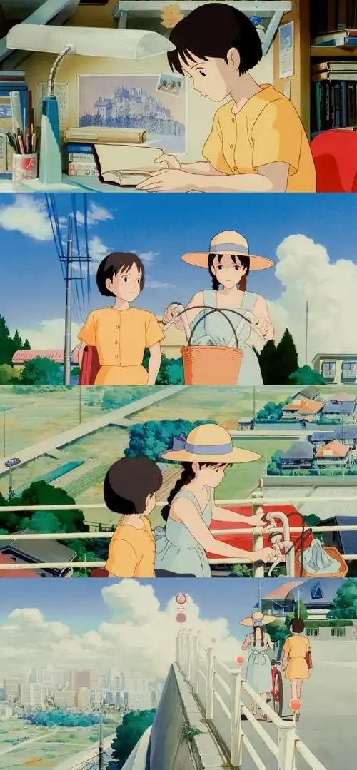 宫崎骏《侧耳倾听》高清拼接壁纸