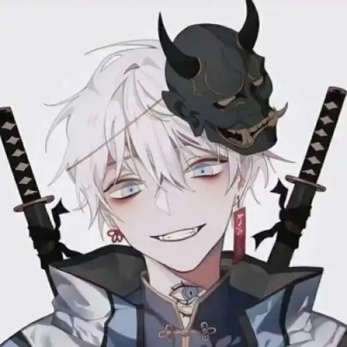 二次元病娇男头像,虽有点病娇但是帅气撩人-动漫头像