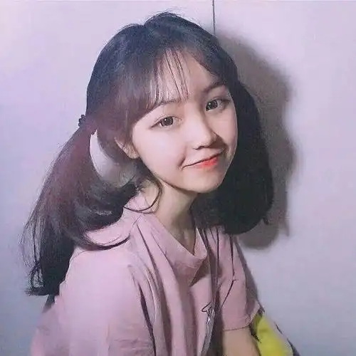 空气刘海双马尾软妹发型超可爱哦