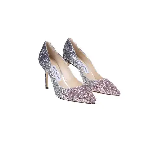 直营jimmychoo周仰杰女士尖头高跟鞋婚鞋水晶鞋新款单鞋