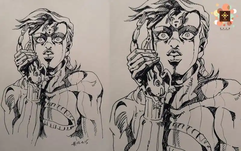 梵米艺画速写jojo我的名字是托比欧纯天然电话真环保