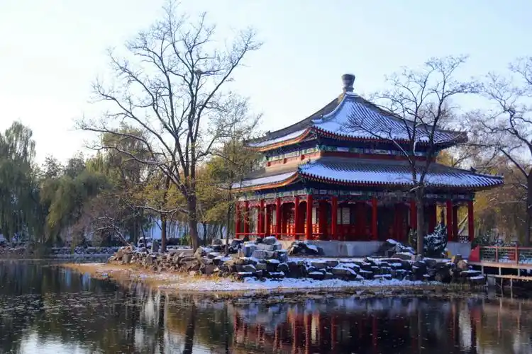 圆明之冬  鉴碧亭