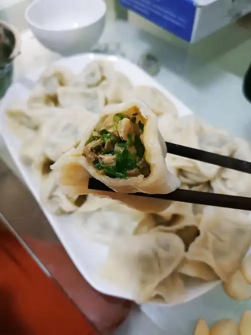 【茼蒿鲜肉水饺图片】terma何小厨_下厨房