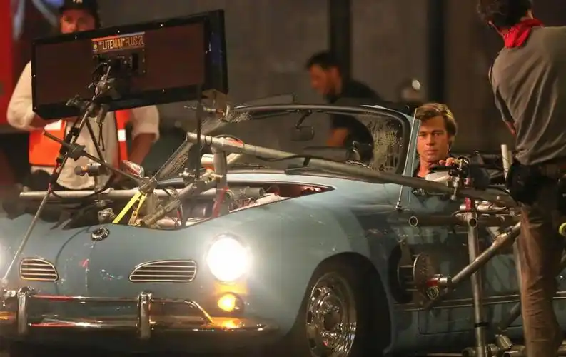 阿尔帕西诺现身好莱坞往事片场