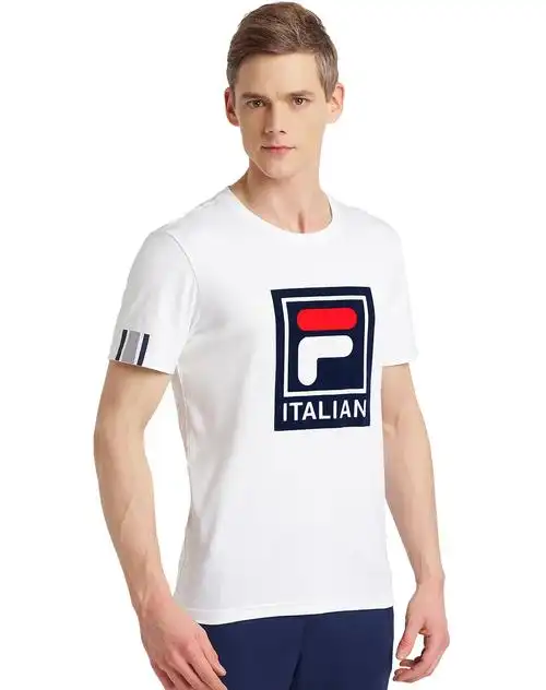 斐乐fila 男短袖t恤 时尚运动纯棉