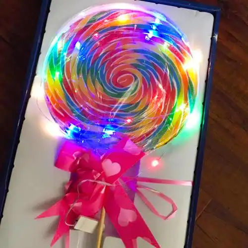 1000g巨型超大棒棒糖礼盒盒装创意波板心形糖果传统糖果