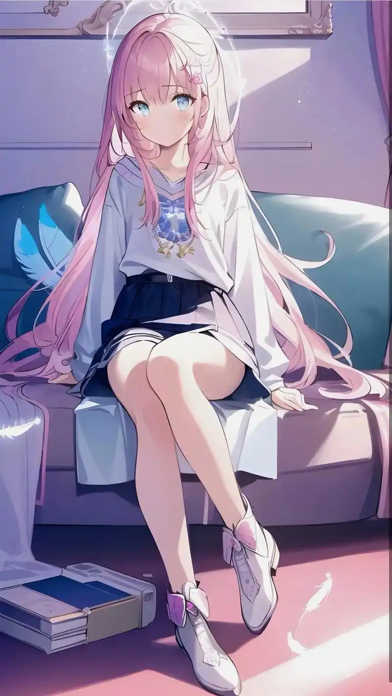 粉毛#二次元高清动漫壁纸 #二次元 #壁纸 - 抖音