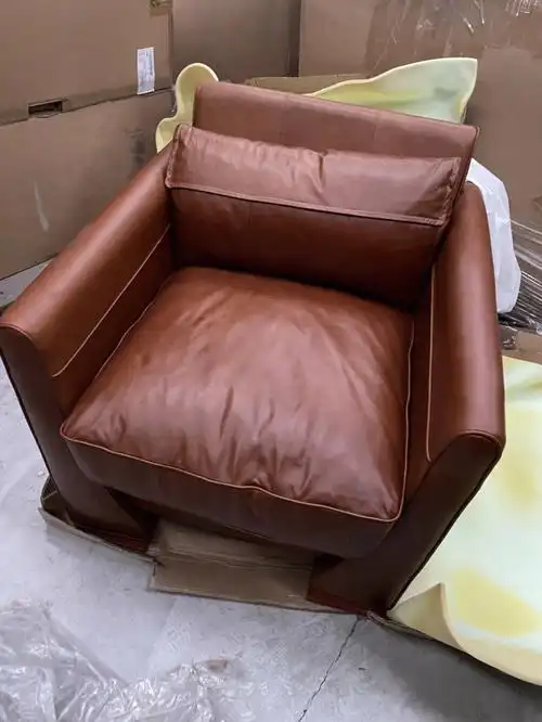 美克美家  caracole系列真皮单人沙发,库存仅26615件.