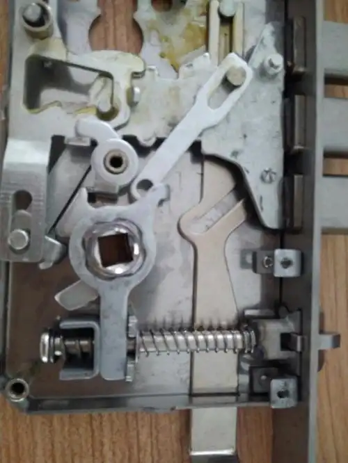 智能门锁锁体内部构造图示