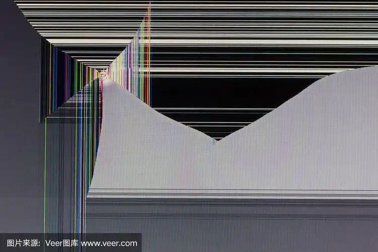 彩色条纹和像素的抽象背景