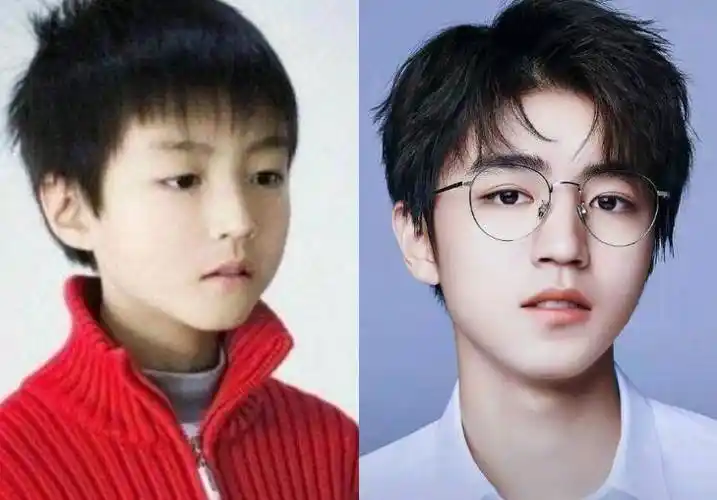 颜值从小就这么高,难怪他们长大后能成为明星_小时候_五官_黄景瑜