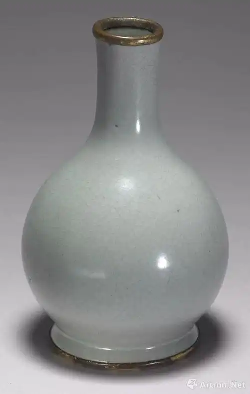 北宋 汝窑青瓷胆瓶,台北故宫藏q1:汝窑的工艺特点是什么?