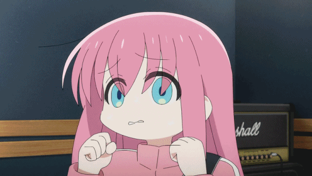 孤独摇滚表情包gif波奇摇gif