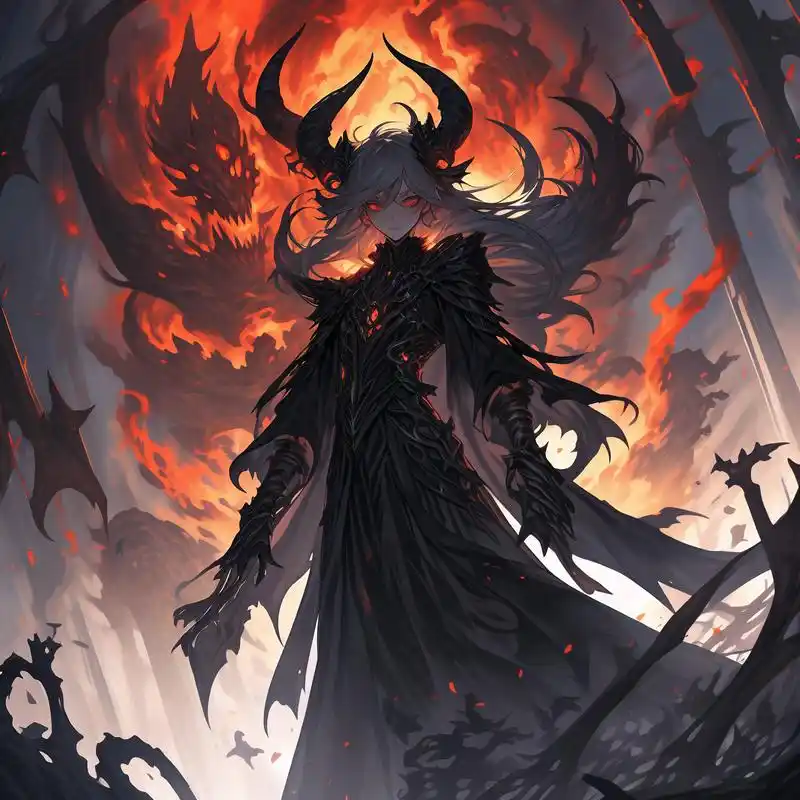 恶魔头像,酷炫暗黑风94