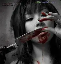 帮我找一个qq 头像 带一点血的