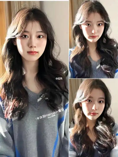 造型烫搭配发根蓬松烫发量头发稀少的也可以