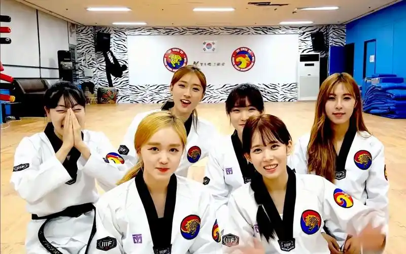 韩国虎队跆拳道特技配上这首bgm简直燃爆了,实至名归!