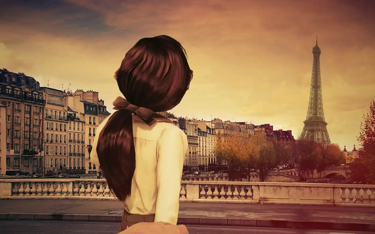 唯美治愈系二次元软妹子手绘卡通高清桌面壁纸(1)