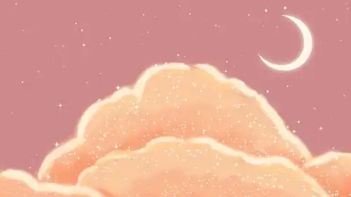 ins风可爱少女心油画质感手绘