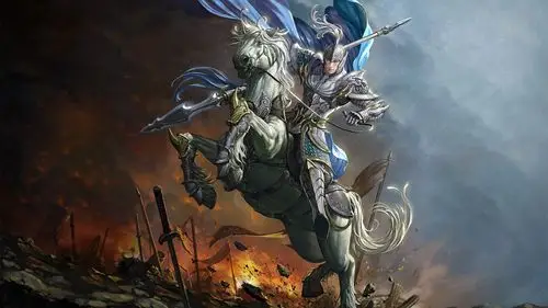 白马武将银铠赵子龙游戏壁纸壁纸