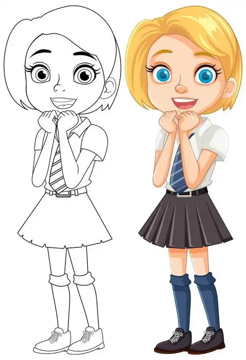 q版漫画人物怎么画?q版漫画人物绘画学习步骤!