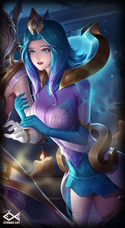 英雄联盟 € lol Ι拉克丝 lux 光辉女郎 元素使