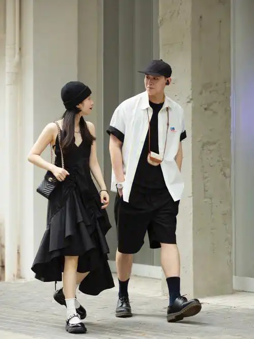 七夕身高差情侣照