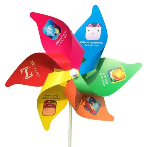 风车车直印刷广告早教培训地推活动定制免费风车