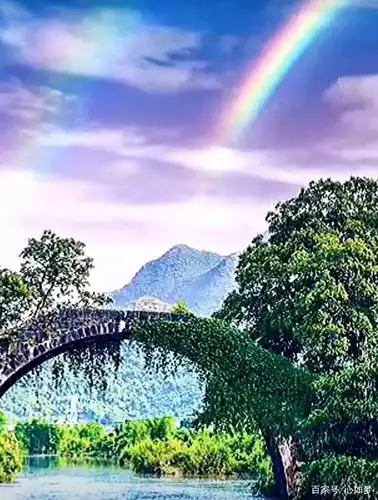 彩虹,是雨的美梦,连接了天上人间