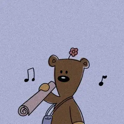 卡通头像超可爱的憨憨小熊头像来啦