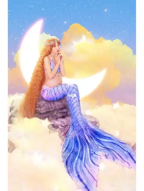 孕妇照|家里的小朋友问我是不是人鱼变的