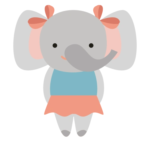 可爱动物卡通素材