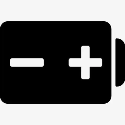 电池的正负极标志图标