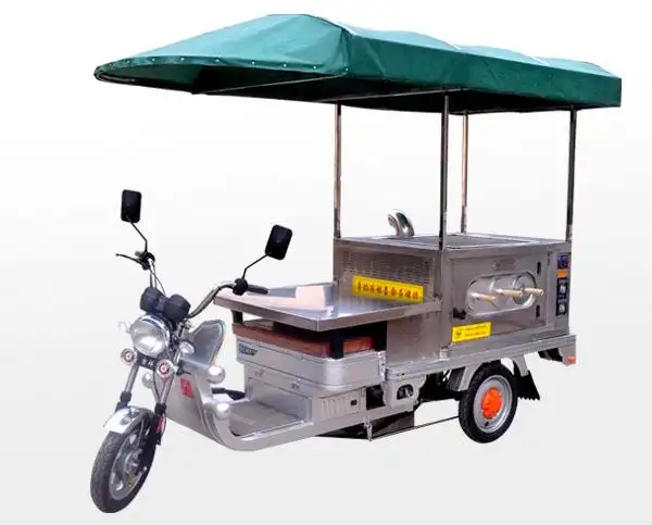 电动烧饼车:灵活,适合在外操作!