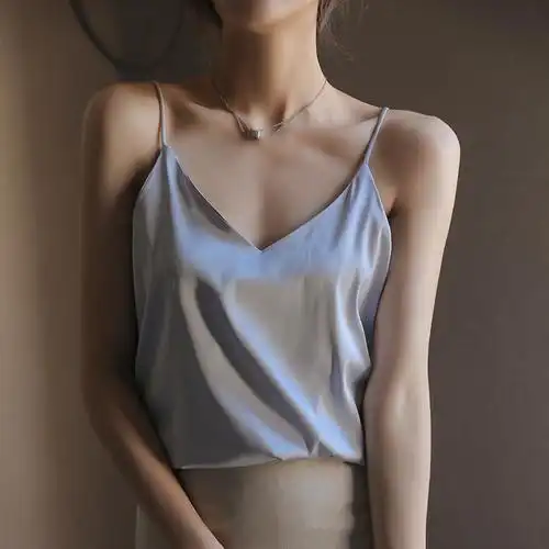吊带背心真丝