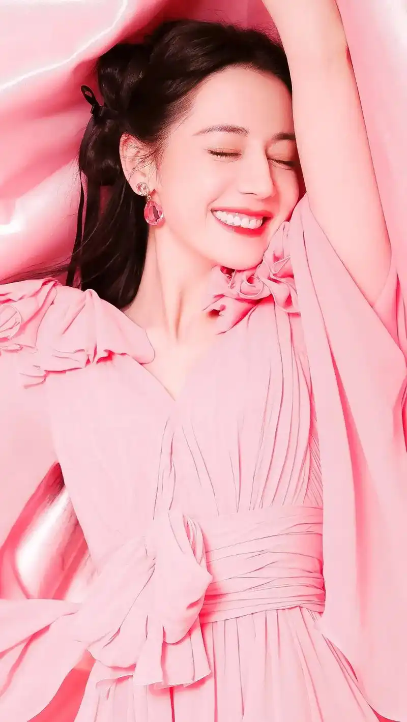 粉色甜妹!#迪丽热巴#白辞摇#星空壁纸206090 - 抖音