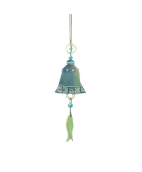 风铃夏季清新铃铛夏季装饰夏天晴天古风手绘水彩免抠png透明背景装饰