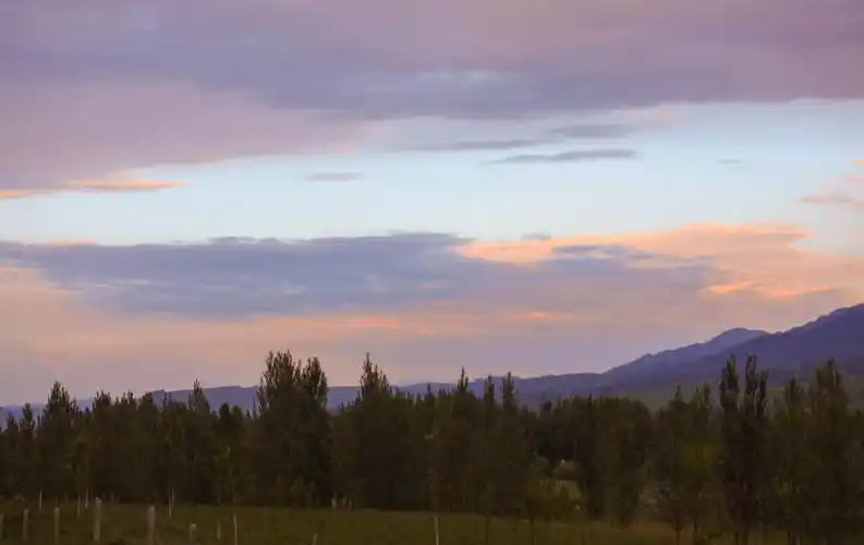 傍晚黄昏日暮景色