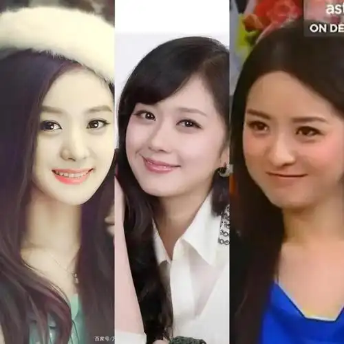 除了张娜拉,还有一个香港女星徐淑敏,和赵丽颖也好像共用一张脸