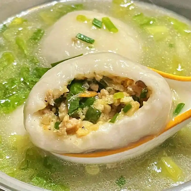 南宁美食 | 博白落水包 91突然想吃咸汤圆,就点份外卖「落水包」和