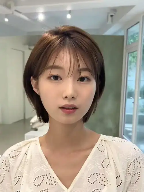 夏季清爽中短发看这里