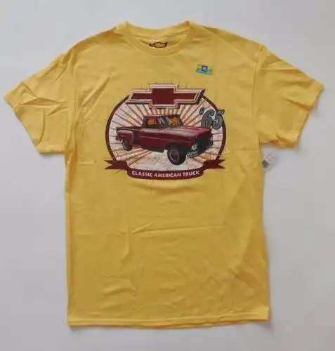 nwt chevrolet classic american truck 1965 graphic tee shirt mens