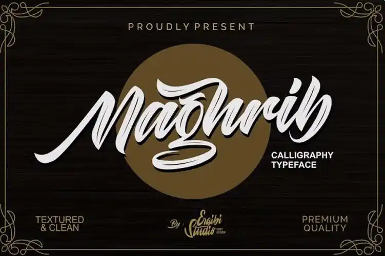 33种漂亮的英文草书手写字体