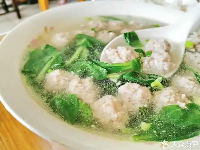 青菜肉圆汤