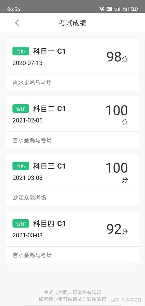 驾考科目一到科目四全部都一把过是什么心情? - 知乎