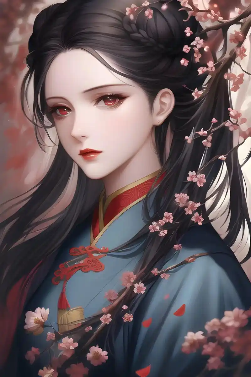 美眸如星,一眼万年.#动漫女神 #古风  - 抖音