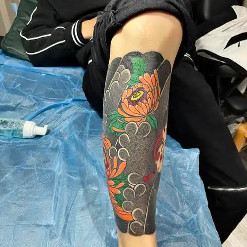 阿多福包小腿_纹身吧社区 - 纹身大咖