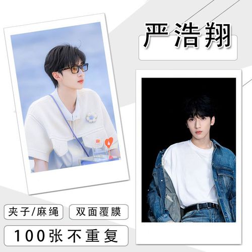 严浩翔个人写真照片小卡明信片周边100张lomo卡片时代少年团